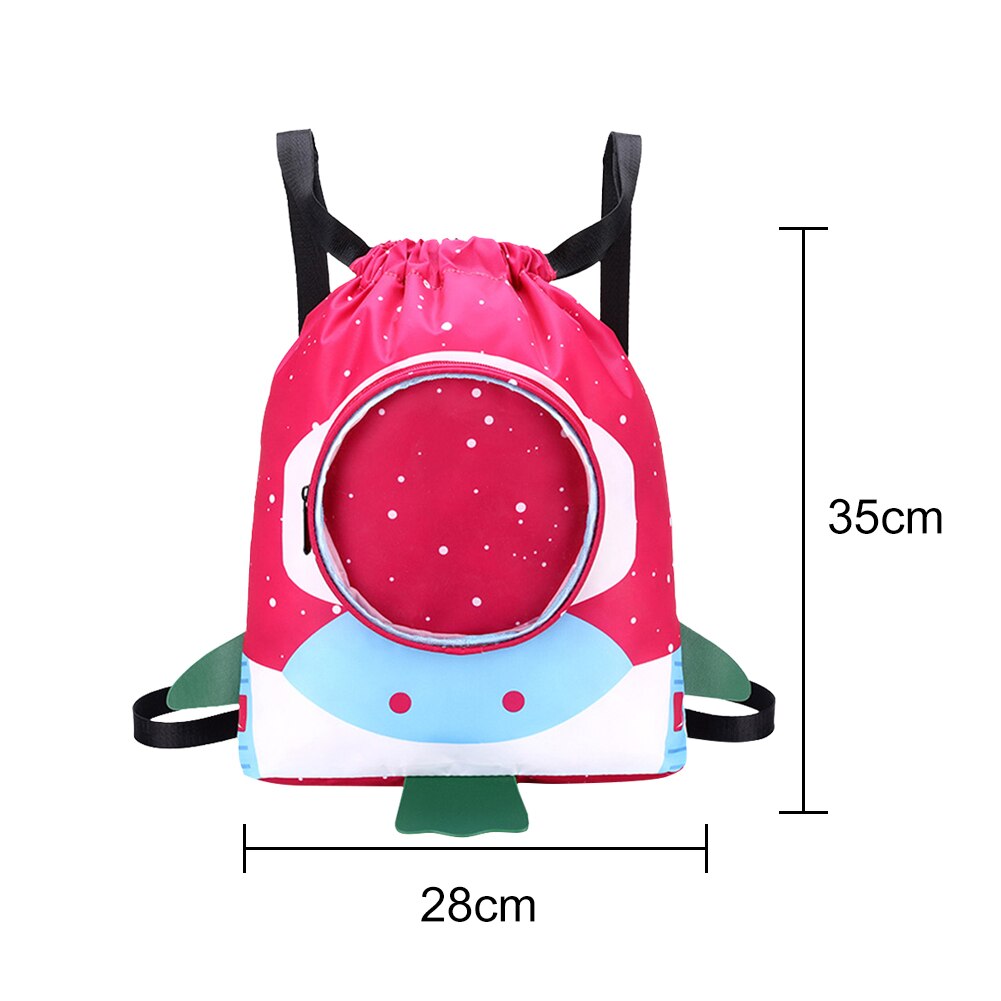 Mochila de natación impermeable para niños y niñas, bolsa de almacenamiento de playa y piscina al aire libre, deportiva, ajustable, en seco y húmedo: Rose