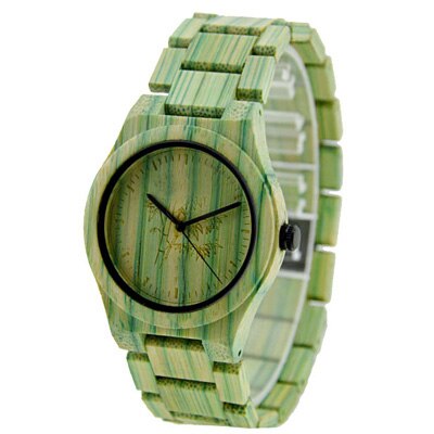 Vrouwen regenboog houtnerf horloge vrouwen houten polshorloge quartz houten horloges relogio feminino relojes voor mannen vrouwen: Foto kleur 1