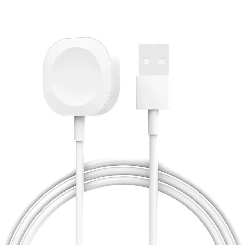 Magnetisk trådlös laddare för apple watch series 10 9 8 7 ultra 2 se snabbladdningskabel tillbehör för iwatch 8 7 6 5 4 3 2 1: Vit