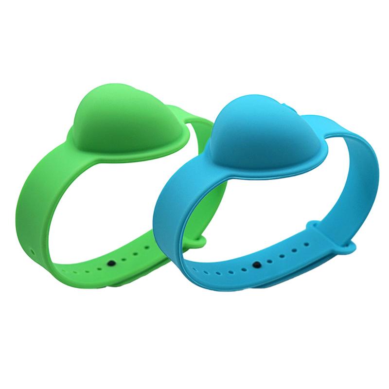 2Pcs Hand Sanitizer Wristband Liquid Soap Wristband for Travel Outdoor