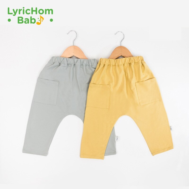 Lyrichom Baby Lente Baby Broek Hoge Taille Broek Effen Pasgeboren Baby Broek Kids Kleding Jongens Meisjes Harembroek