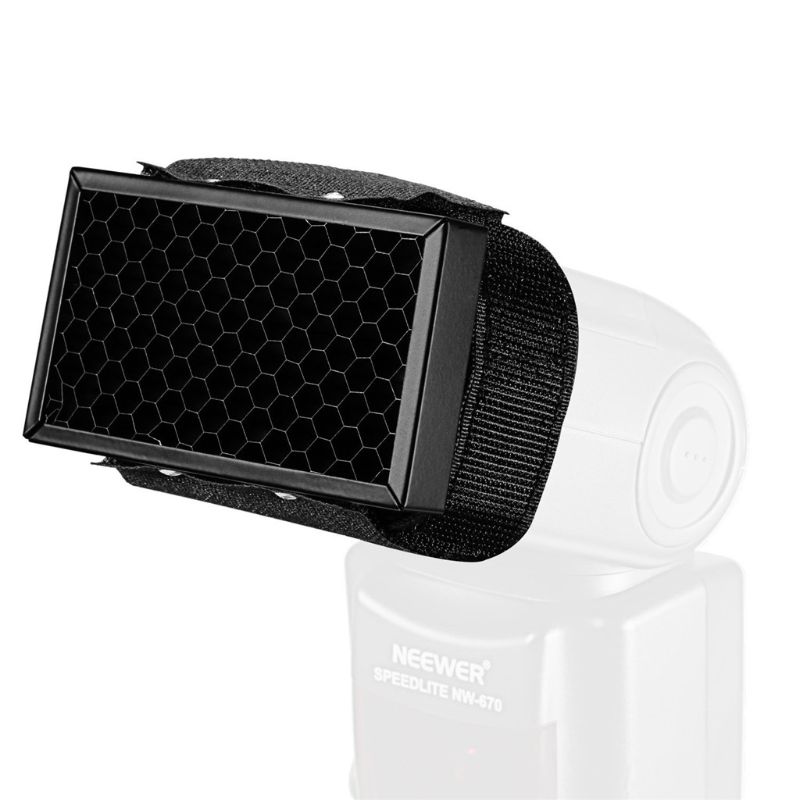 Panal de abeja panal rejilla filtro Flash difusor Softbox Cámara conjunto Top luces Flash Accesorios