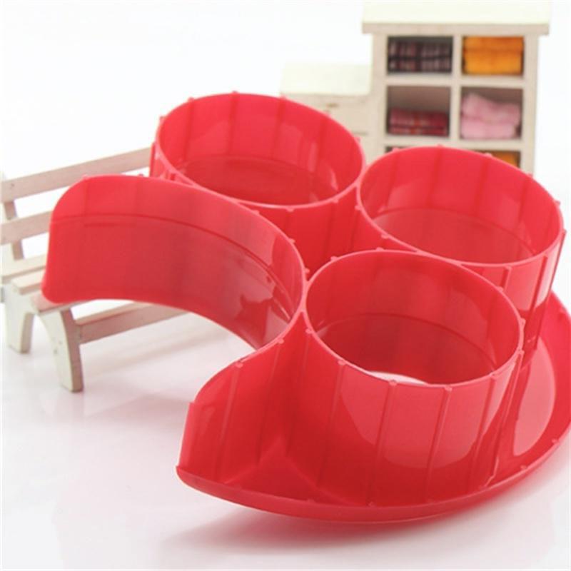 Portable Meal Measure Portion Control Plate Lose Weight Tool Food Portion Control Kitchen Meal Portion Plate Diet Control