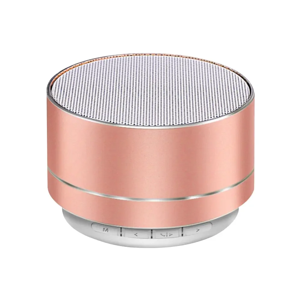 Bærbar  a10 trådløse bluetooth mini-højttalere lille stålkanon subwoofer farverig mini-kort bluetooth-højttaler: Brun