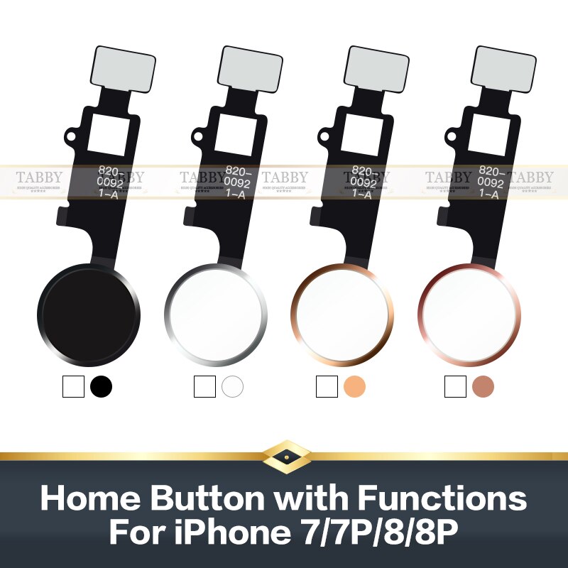 Universele home-knop flex voor iphone 7 8 plus, oplossing voor de home-functie van de 4rde generatie, veranderende usb-oplaadpoort