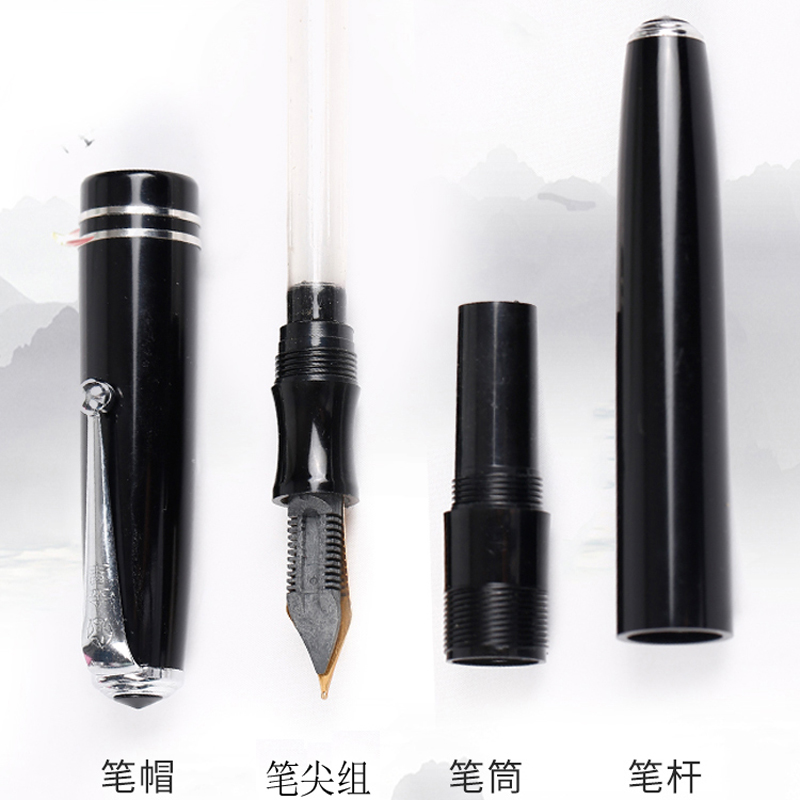 Golden star 28 klassischer füllfederhalter im alten stil, vintage-sammlerstück