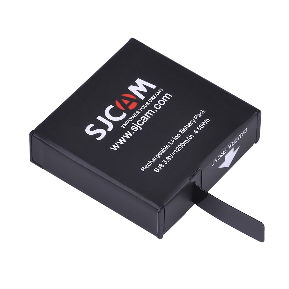 3X1200 Mah Originele SJ8 Oplaadbare Li-Ion Batterij + Led 3-Kanaals Usb Oplader Voor Sjcam SJ8 Serie sport Actie Camera: 1Battery