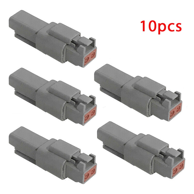 Deutsch – connecteur étanche DT à 2 broches pour voiture et camion, Kit mâle/femelle, 10 pièces