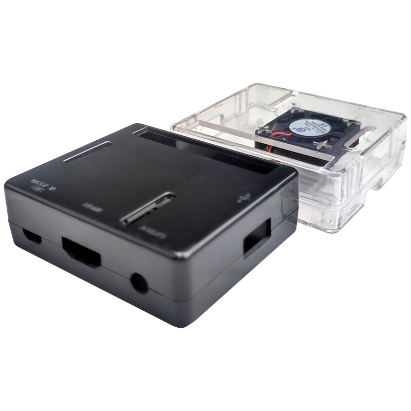 Boîtier Raspberry Pi 3 modèle A + Plus, coque Pi 3A + avec ventilateur de refroidissement