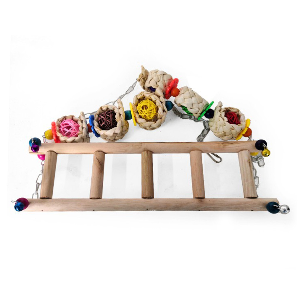 Chicken Ladder Swing Chicken Perch Stand Birds Toys Chew Stand Perch Climb For Chicken Birds Parrots