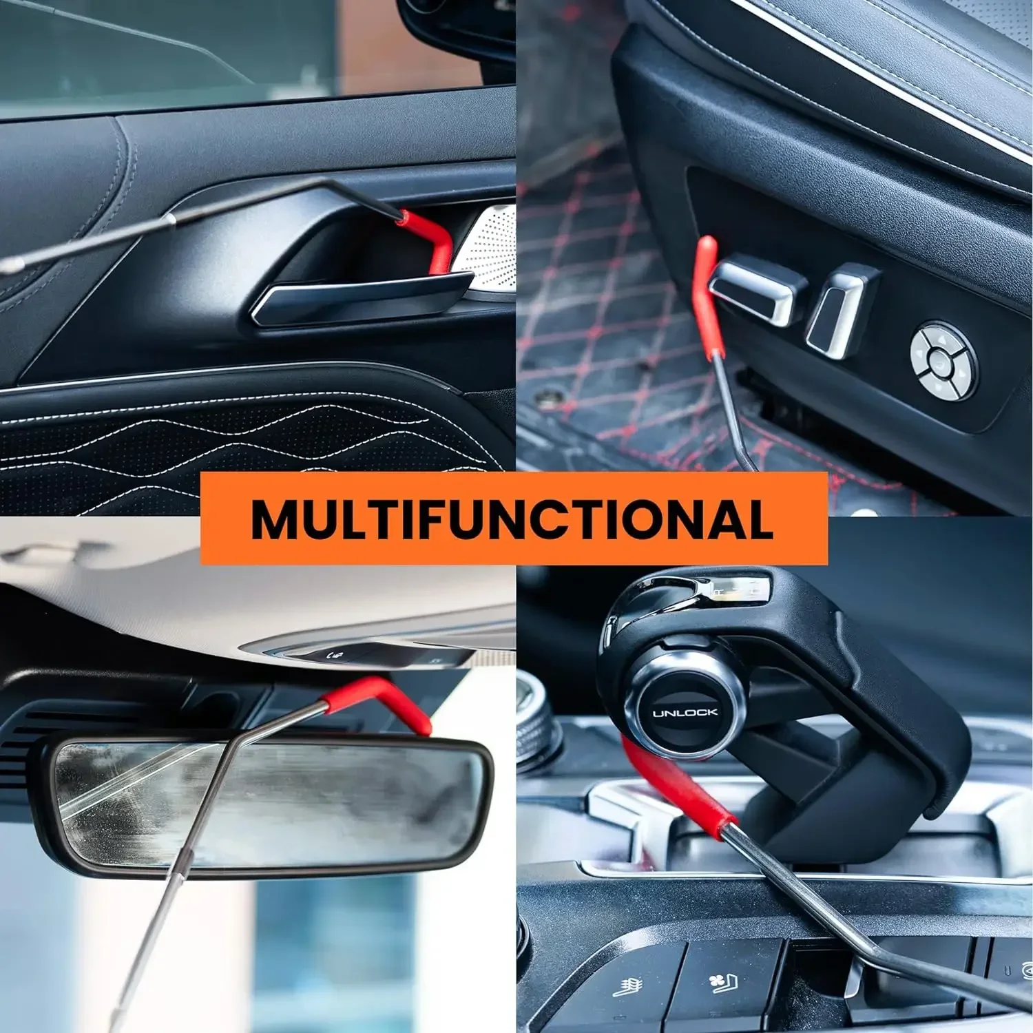 Car Door Opener 18PCS/21PCS Kit Car Wedge Pump Door Repair Air Cushion Open Unlock Tool With Long Reach Grabber for CarsTruck