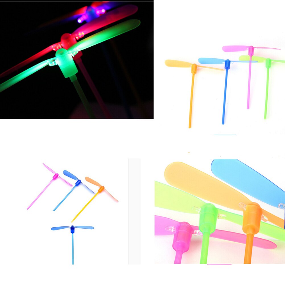 Led Unisex Klassieke Speelgoed Libelle Vliegende Spinning Light-Up Traditionele Kleurrijke Kinderen Speelgoed Cadeau Voor Kinderen