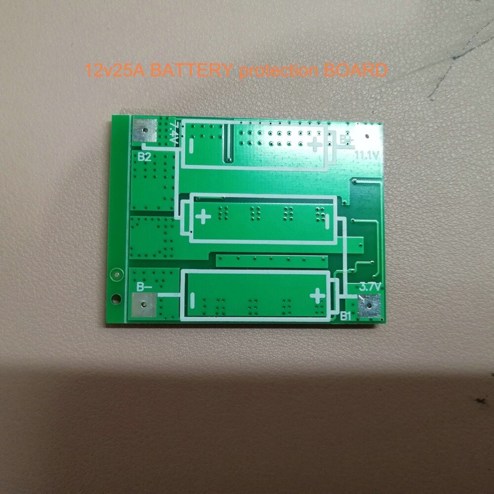 battery protection board BMS 3 serials 3.7V/CELL 12V 25A for electric bike scooter tricycle WITH Lithium iron phosphate battery