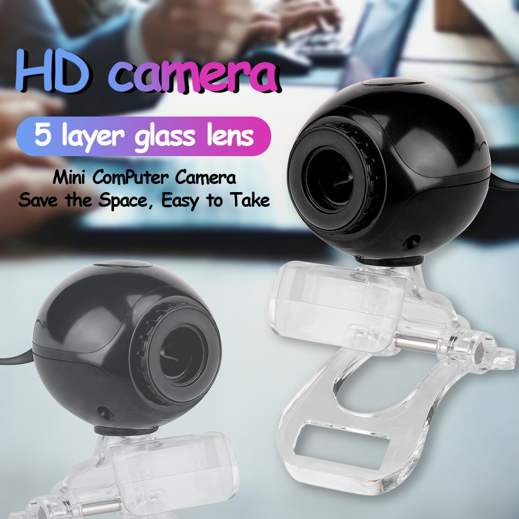 360 Graden Rotatie Usb Webcam Camera Met Microfoon Nachtzicht Webcam Voor Pc Laptop Computer Met Usb-poort Camera met Microfoon #99