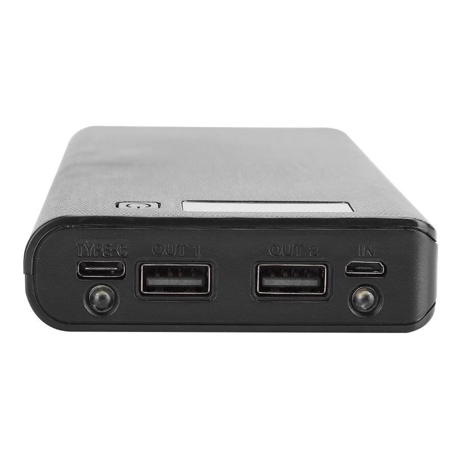 Powerbank caso 8x18650 caixa de bateria portátil fonte de energia sem soldagem jacking diy power bank escudo kit acessório poetable diy