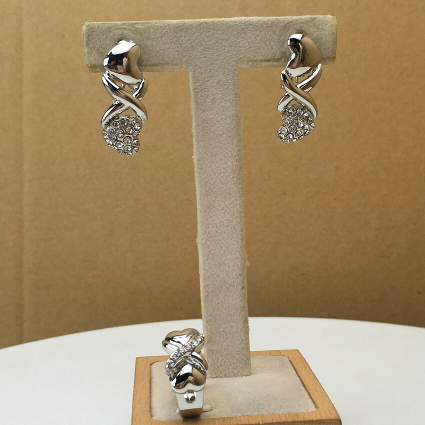 Yuminglai xoxo halskæde øreringe armbånd ring brudesmykker sæt til kvinder smykker fhk 10242