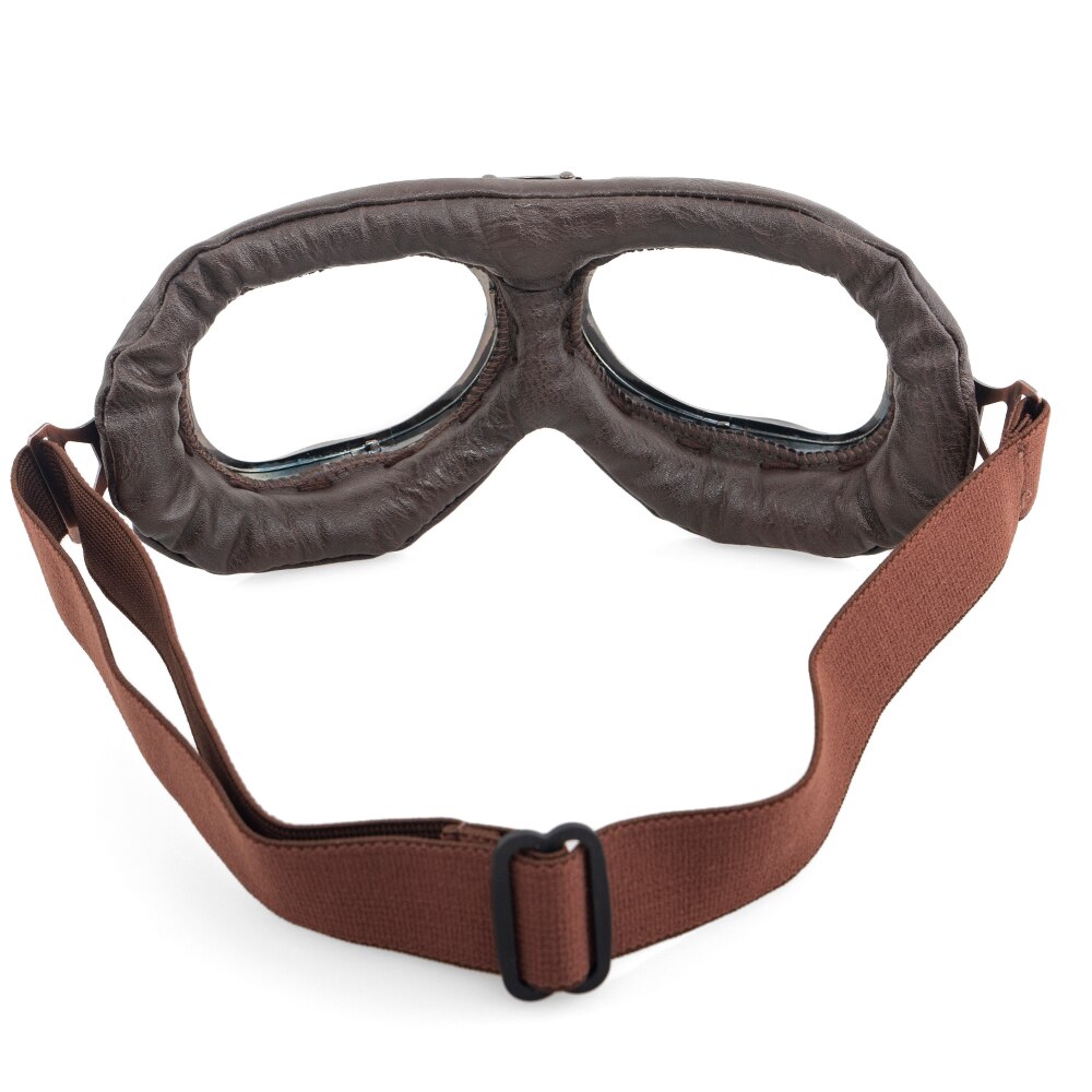 Retro Motorcycle Goggles Bril Vintage Moto Classic Goggles Voor Harley Steampunk Atv Bike Koperen Helm