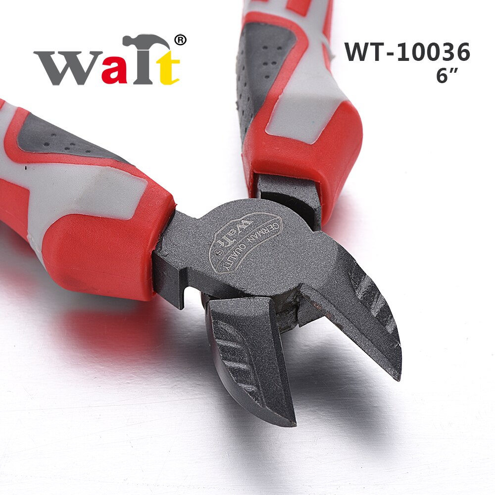 WAIT 6" Diagonal Cutting Pliers High Leverage Side Cutter Electrical Heavy Duty Crimping Stripping Cable Wire Cutting
