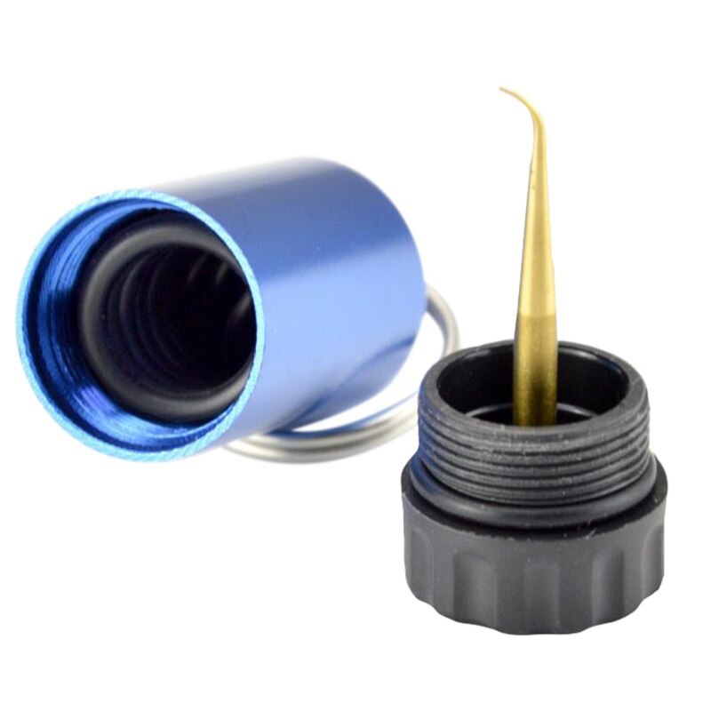 LLavero de aluminio Buceo para tanque de buceo con 12 anillos O y púa de latón para natación, deportes acuáticos, herramientas de buceo