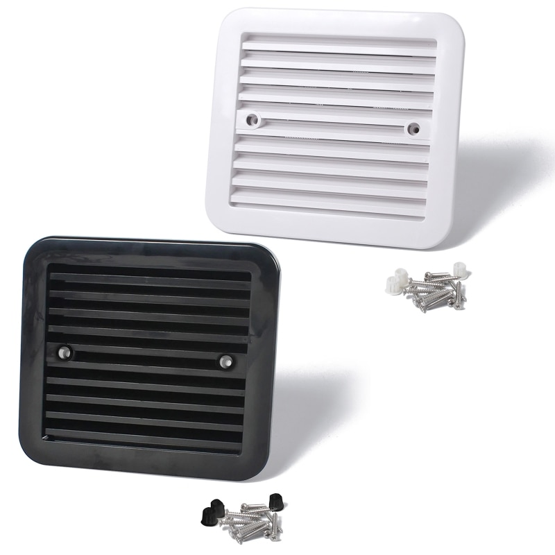 12V Fridge Vent with Fan for RV Trailer Caravan Side Air Strong Wind Exhaust