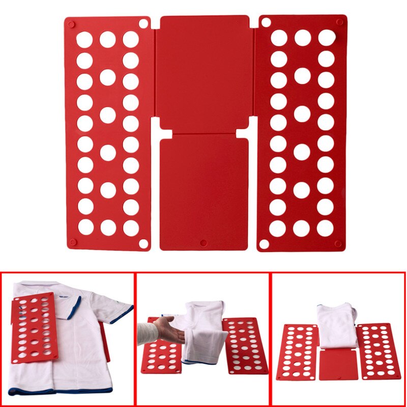 Adult Kids Magic Clothes Folding Board Save Time Quick Clothes Pins T Shirts Jumper Organizer Gadgets for Home Clothes Organizer