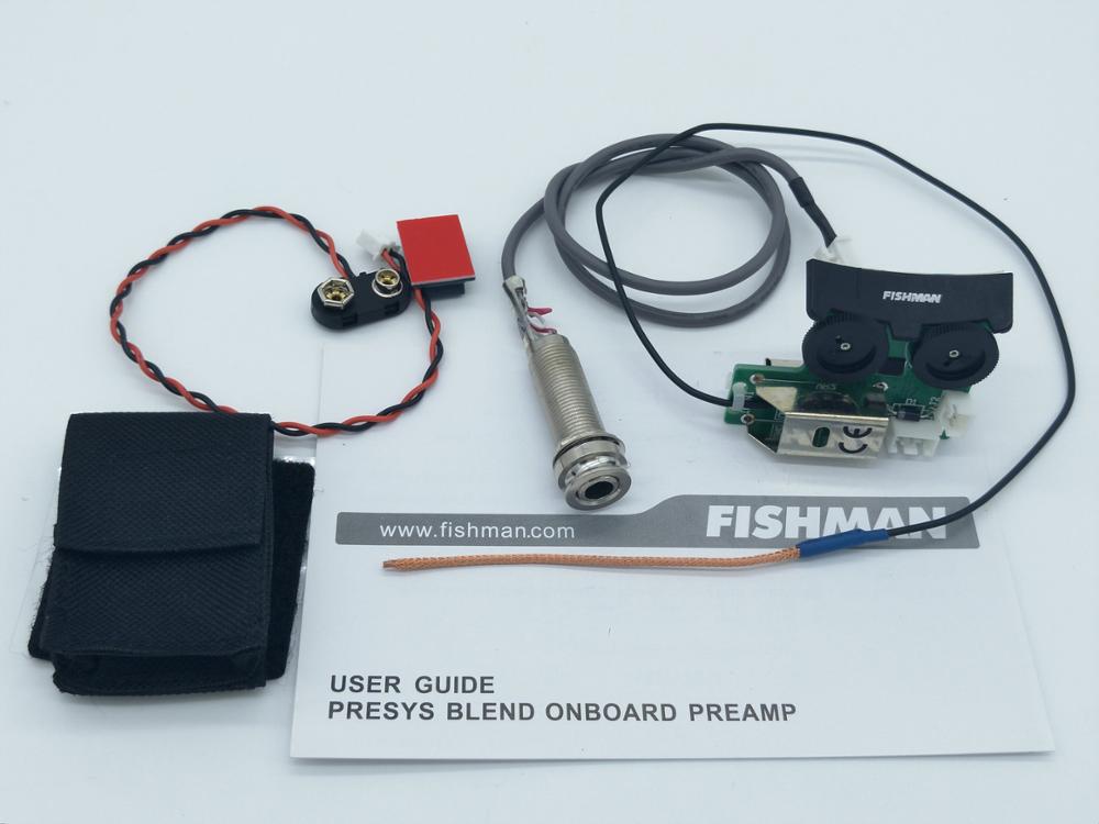 Fishman Presys 201 Model Gitaar Voorversterker Eq Tuner Piezo Pickup Beat Gitaar Onderdelen Accessoires
