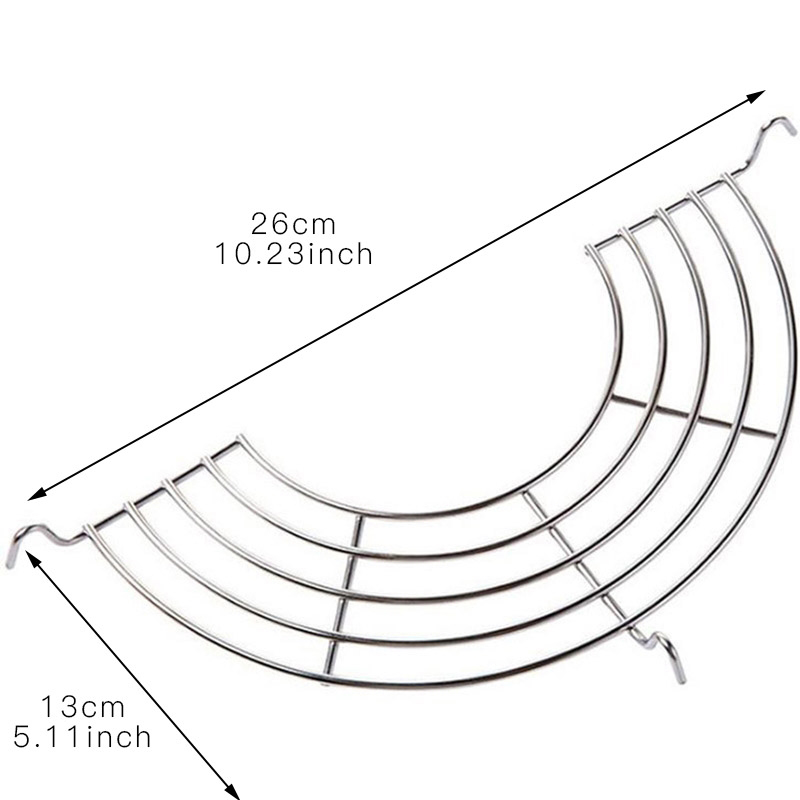 Stainless Steel Shelves Food Cooling Rack Strainer Wok Frying Pan Pot for Fry Drainer Rack Fried Tempura Kitchen Tools