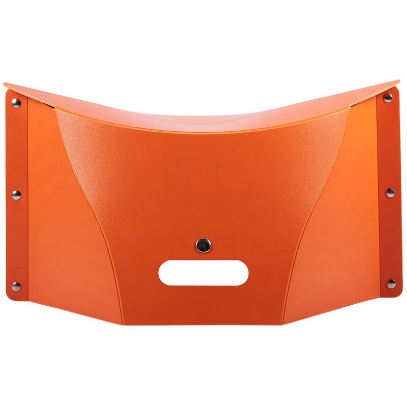 Large Orange Portable Stool Outdoor Picnic Portable Mini Folding Stool Furniture Multifunctional Plastic Storage Stool