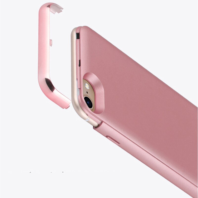 Stötsäker batteriladdare till iphone 2 6 6s 7 8 3500 mah extern laddare mobiltelefonskydd backup power bank laddningsväska