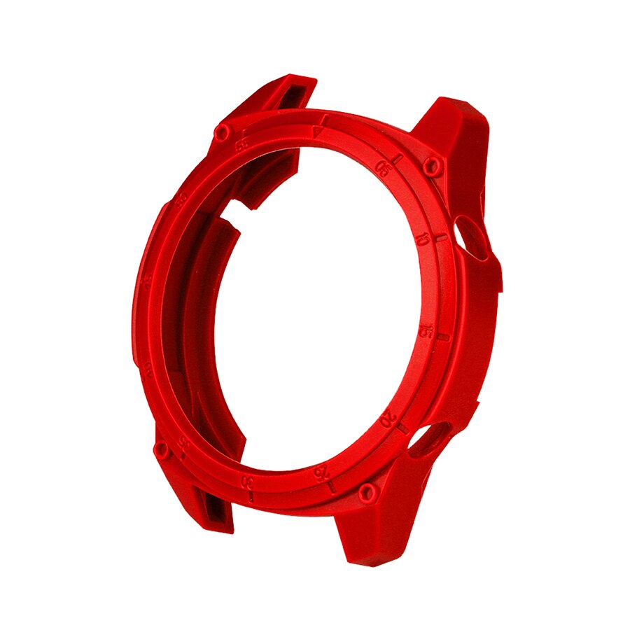 Uhr Fall für Huawei Uhr GT 2 46mm Weiche TPU Schutzhülle Uhr Abdeckung Schutz Rahmen für Huawei GT 2 46mm Stoßstange Fall Zubehör: Rot