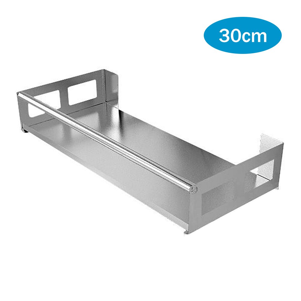 Kitchen Stainless Steel Spice Rack Seasoning Rack Spices Rack Shelf Kitchen Storage Organizer Multi-Functional Storage Shelf: 30CM