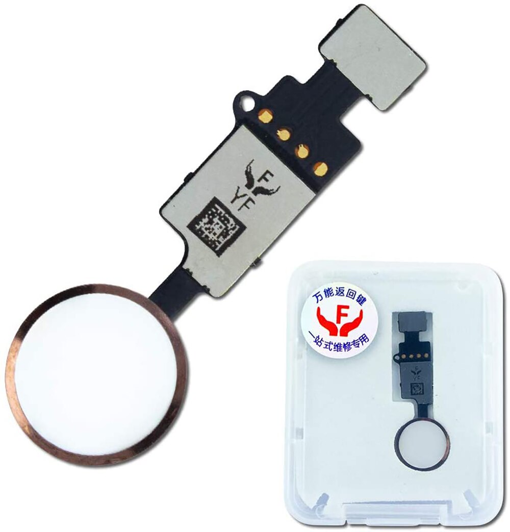 Home Button Replacement for iPhone 7 7 Plus 8 8 Plus Home Button Main Key Flex Cable with Repair Tools