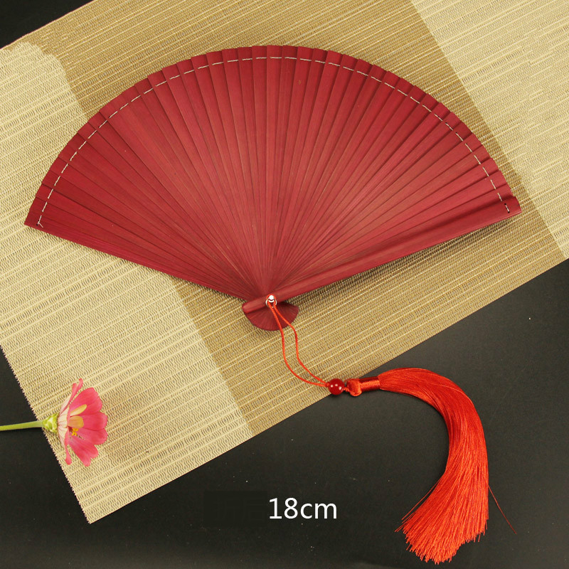 Japanse Stijl Retro Bamboe Hand Fan Klassieke Kant Ventilador Draagbare Zomer Dame Kleine Vouwen Fan Chinese Vrouwen Hand Fans