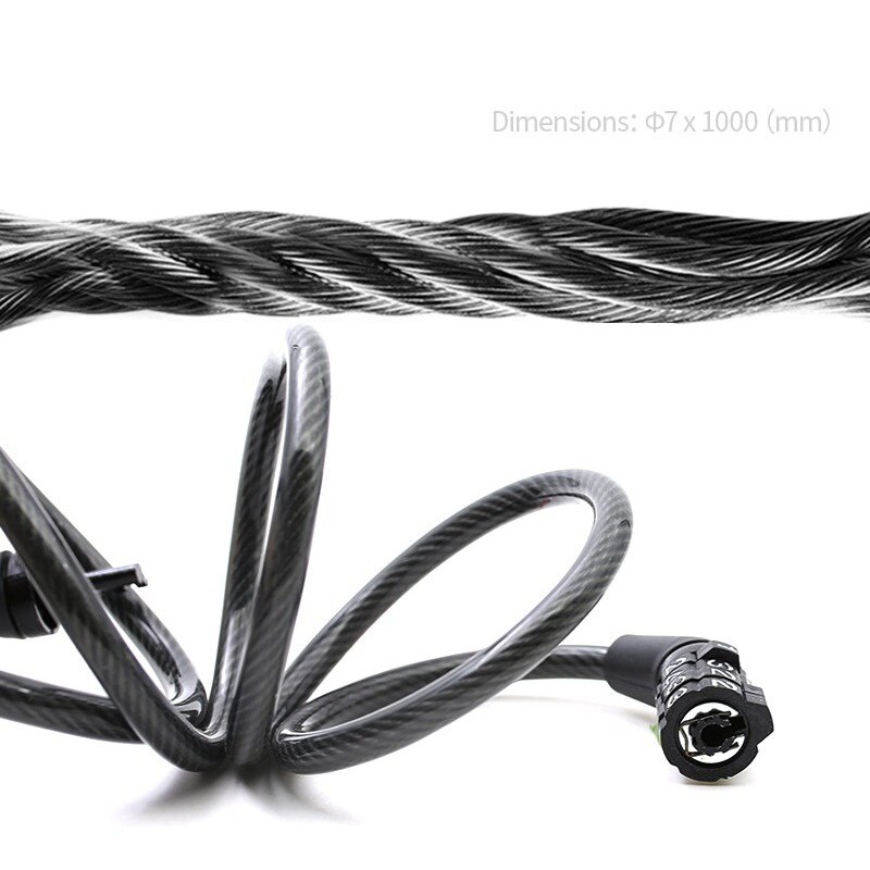 Code Password Safety Bike Combination Lock Security Coded Steel Wiring Bicycle Bike Cable Lock
