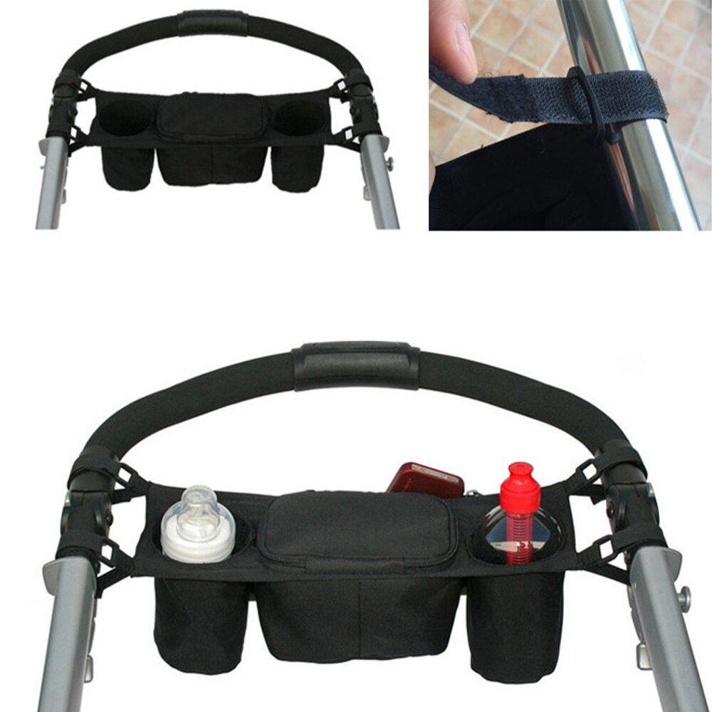 Stroller Organizer Prams Carriage Bottle Cup Holder Bag for Pram Buggy Stroller Accessories Wheelchair Bag