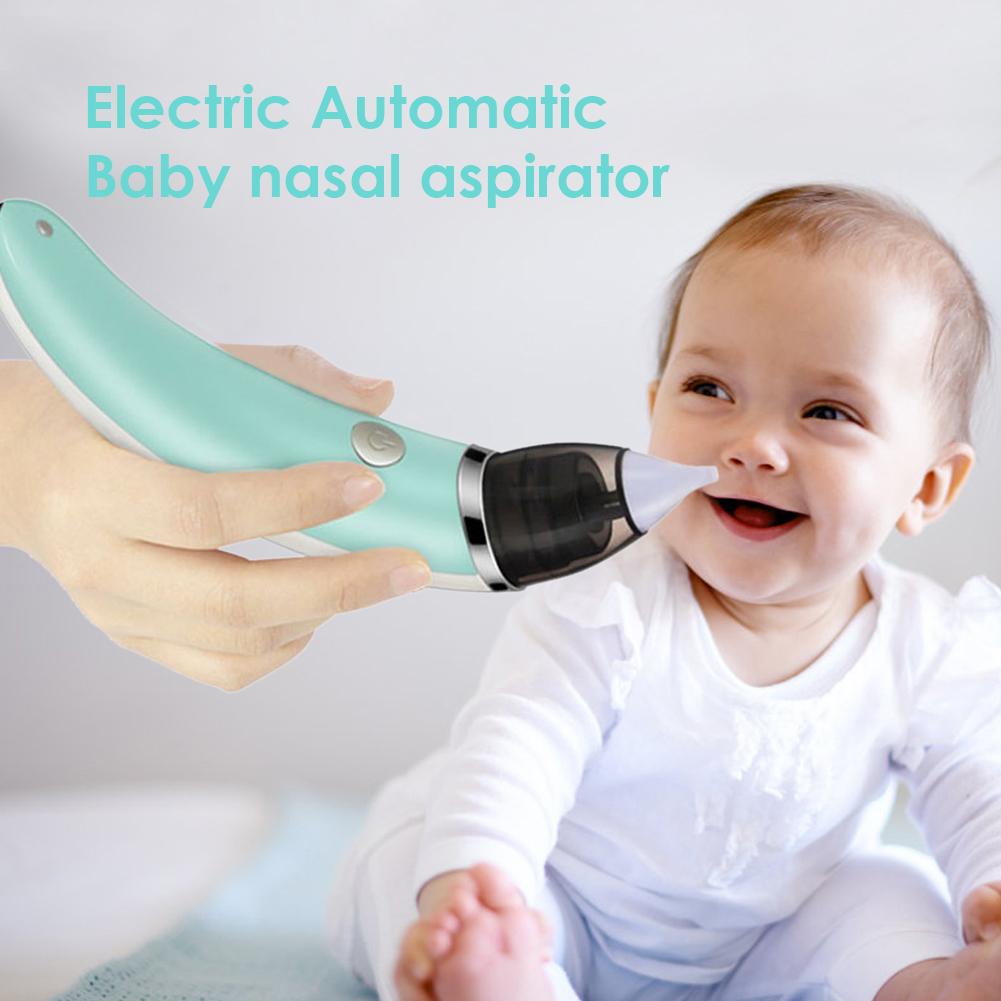 Zachte Baby Neuszuiger Elektrische Veilige Hygiënische Babysnuiter Soft Ergonomische Anti-Reflux Jongen Meisjes Orale Snot Sucker Baby zorg