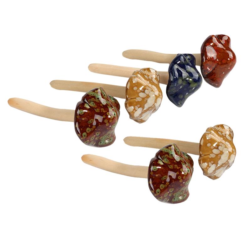 12er Set Garten Pilze Aus Keramik - Bunte Deko Für Garten & Blumentöpfe