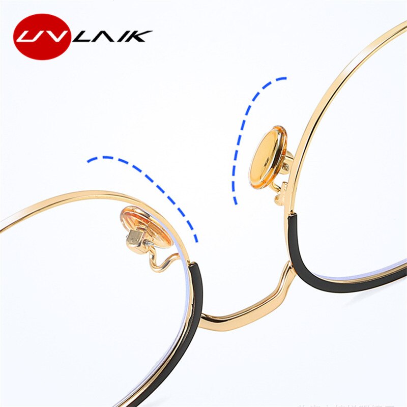 UVLAIK Anti Blaues Licht Gläser Rahmen Katze Auge Brillen Rahmen Frauen Computer Schutz Brillen Optische Brille Myopie Rahmen