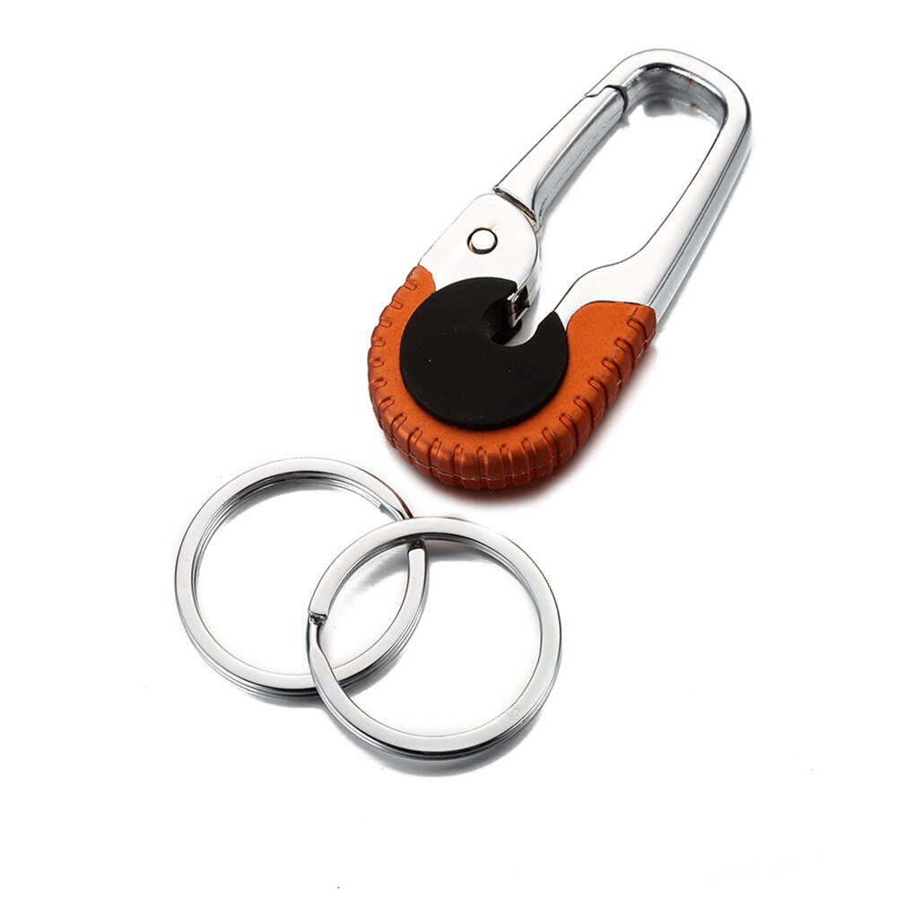 Bil nøglering nøgleholder nøglering herre & #39 ;s nøglering fødselsdag metal nøglering bil styling auto bil tilbehør: En appelsin