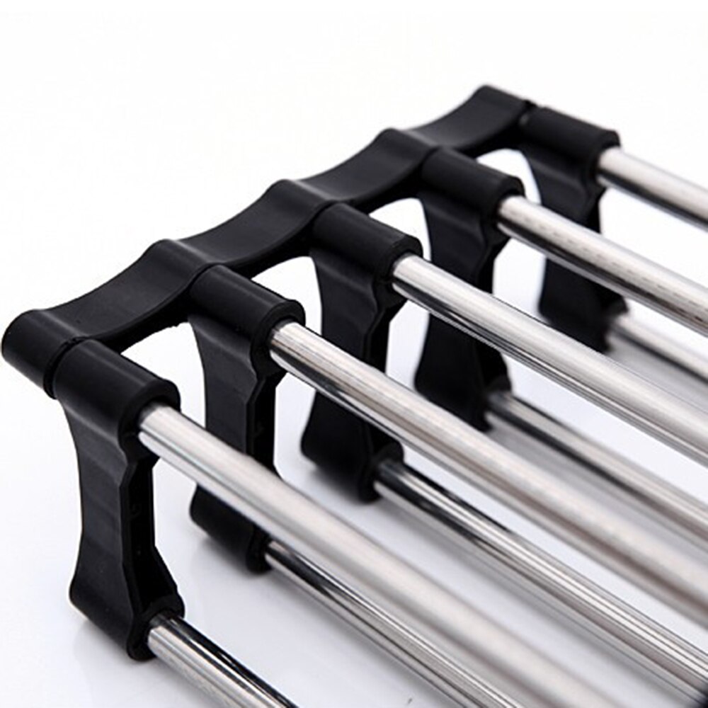 2pce-pantalon magique en acier inoxydable | Noir, 5 en un, écharpe, écharpe, support pour écharpe, multifonctionnel, rangement à domicile, Orangize