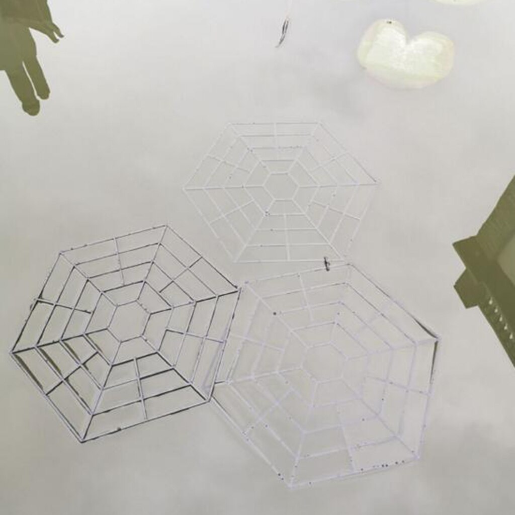 10pcs Set Plastic Floating Pond Protector Fish Guard Grid Floating Cover Net