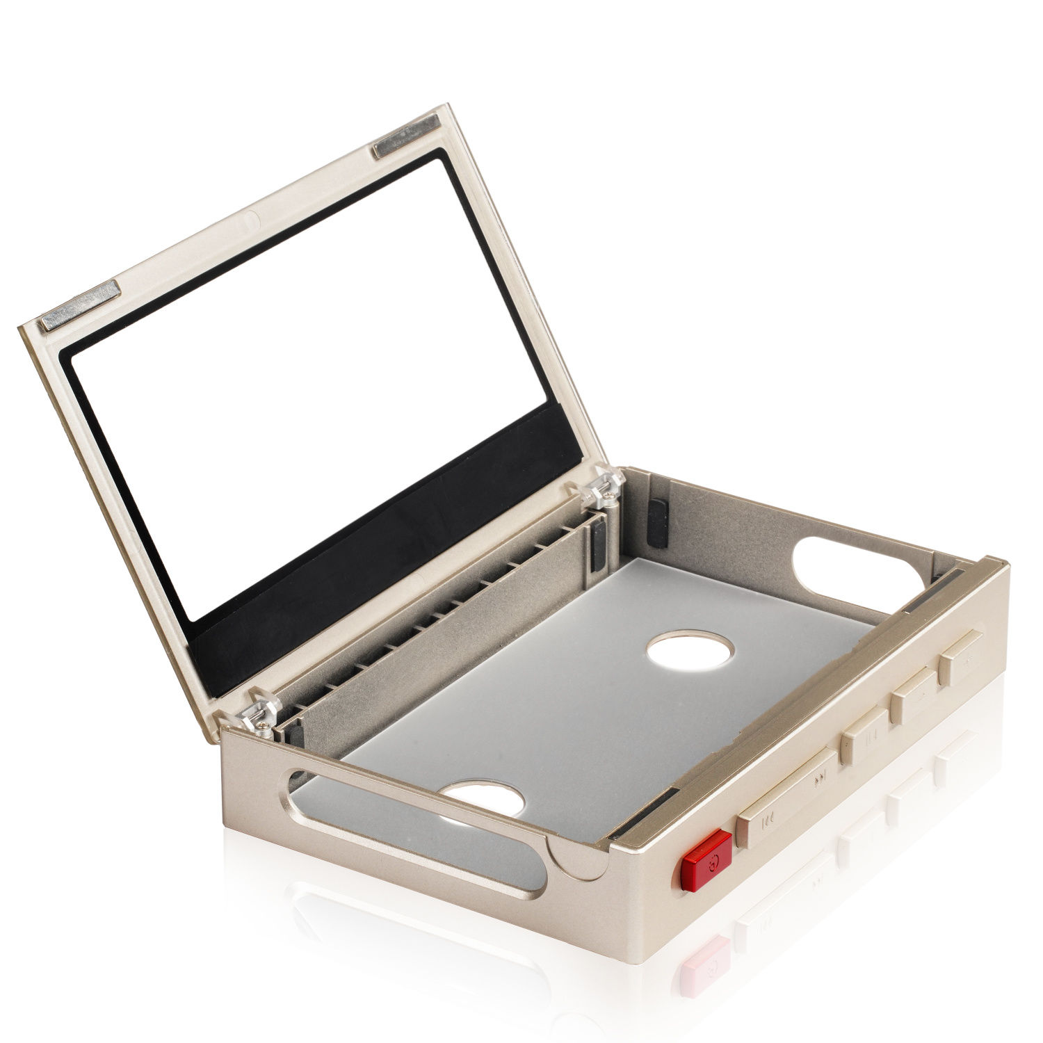 FiiO M21 MP3-Player Schutzhülle Retro Magnetband Tragbare Musikzahler Schutzhülle Walkman Zubehör anpassen: Licht Grau