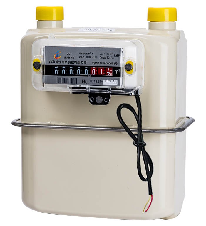 G4pulse Uitgang Gas Meter Aardgas Meter Membraan Gas Meter