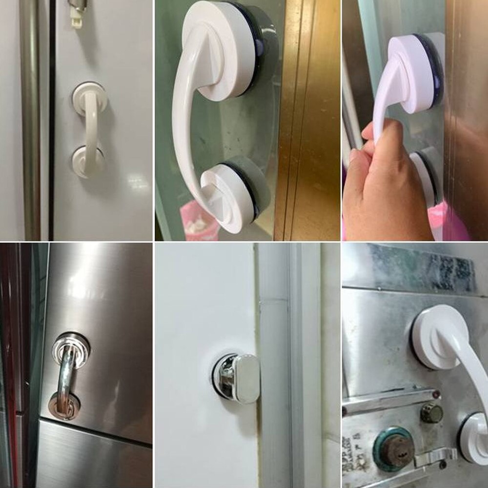 Shower Handle Toilet Rail Grip Support for Kids Elderly Anti Slip Bathroom Handle Grab Bar Safety Shower Grab Handle Tool