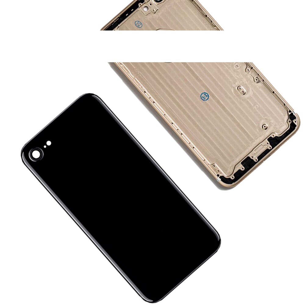 Dla iphone 7 plus 7G 7 P powrót rama środkowa obudowa wymiana części obudowa obudowa pokrywa baterii karta Sim + wersja CE