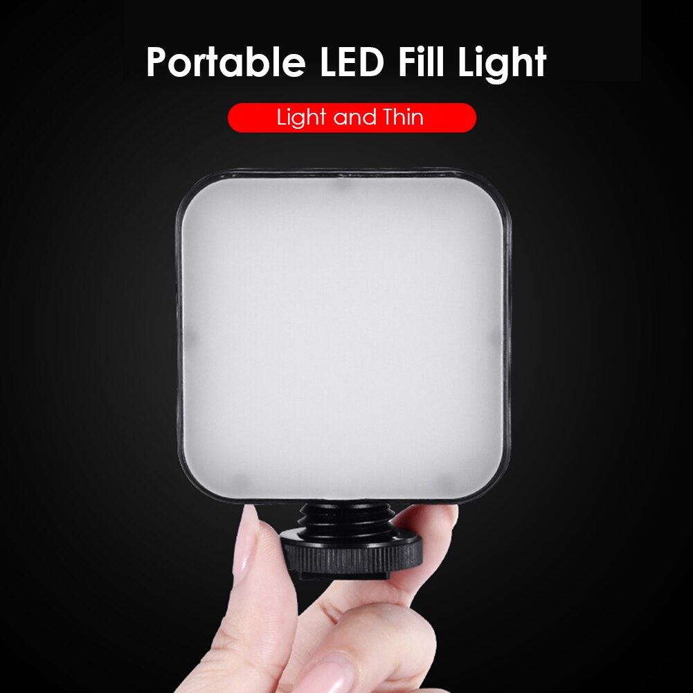5W LED Selfie Vlog Riempire Foto Luce per DSLR Durevole Pratico Multi-funzionale Classic Camera Video Studio Accessori