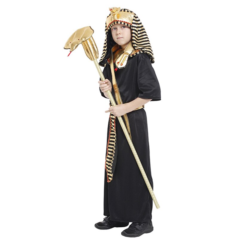 Disfraz de Faraón antiguo egipcio Purim Tutankamón Cosplay para niños niño Halloween carnaval vestido de lujo