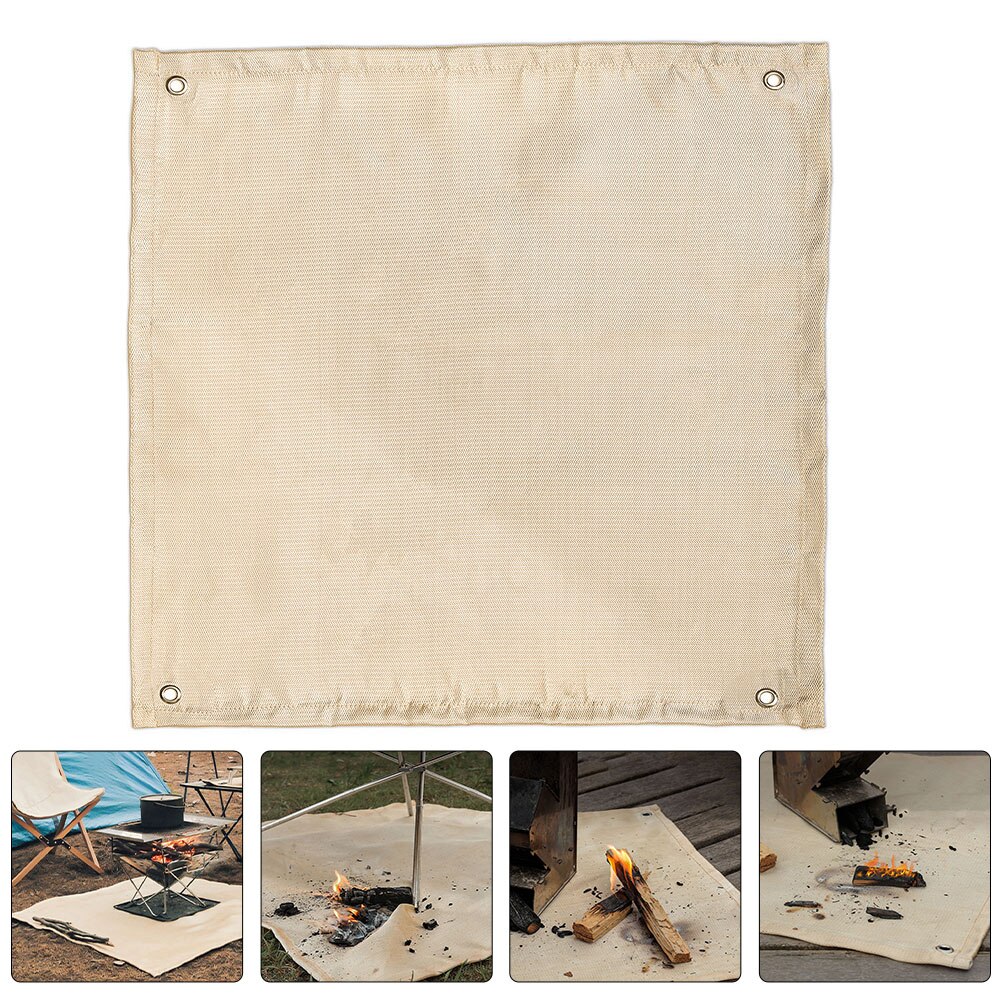 1Pc Brandwerendheid Mat Outdoor Brandwerende Deken Camping Kachel Mat (Assorti Kleur)