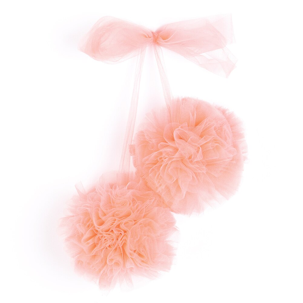 Hang Decorations Baby Room Mosquito Net Party DIY Carft Ornament Home Children Wedding Accessories Garland Ball: Pink