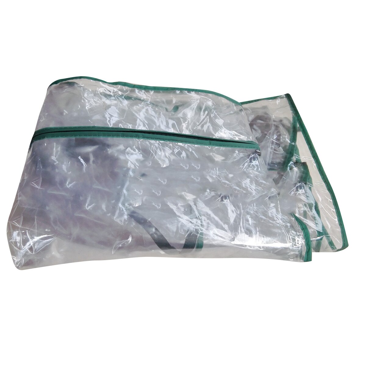 Mini Greenhouse Cover Waterproof Small Plant Greenhouse Transparent PVC Cover with Roll-up Door for Potted Plants Seedlings